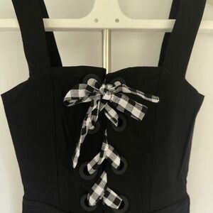 Atmos & Here Corset Style Tie Pencil Dress